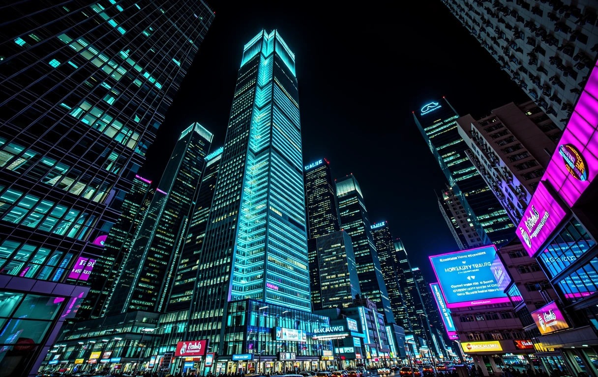 Hong Kong Causeway Bay Skyline